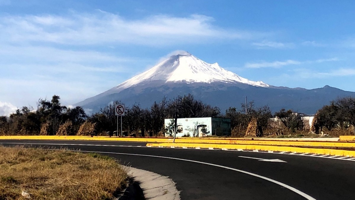 Fotos y video: Así luce el Popocatépetl