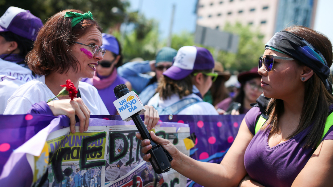 Miles de mujeres se congregan en Paseo de la Reforma (Reuters)