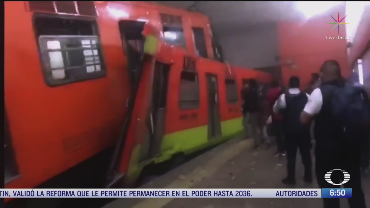 accidente en el metro tacubaya pudo ser por problema electrico