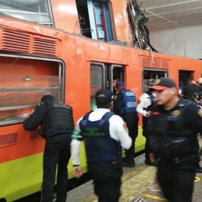 Fiscalía inicia carpeta de investigación tras choque en el Metro Tacubaya