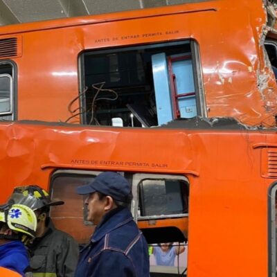 Fotos y videos: Choque de trenes en Metro Tacubaya, CDMX, que dejó 1 muerto y 41 heridos