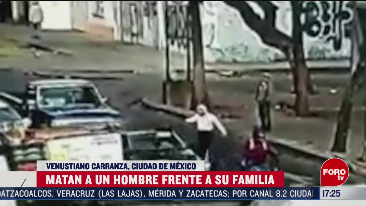FOTO: asesinan a hombre frente a su familia