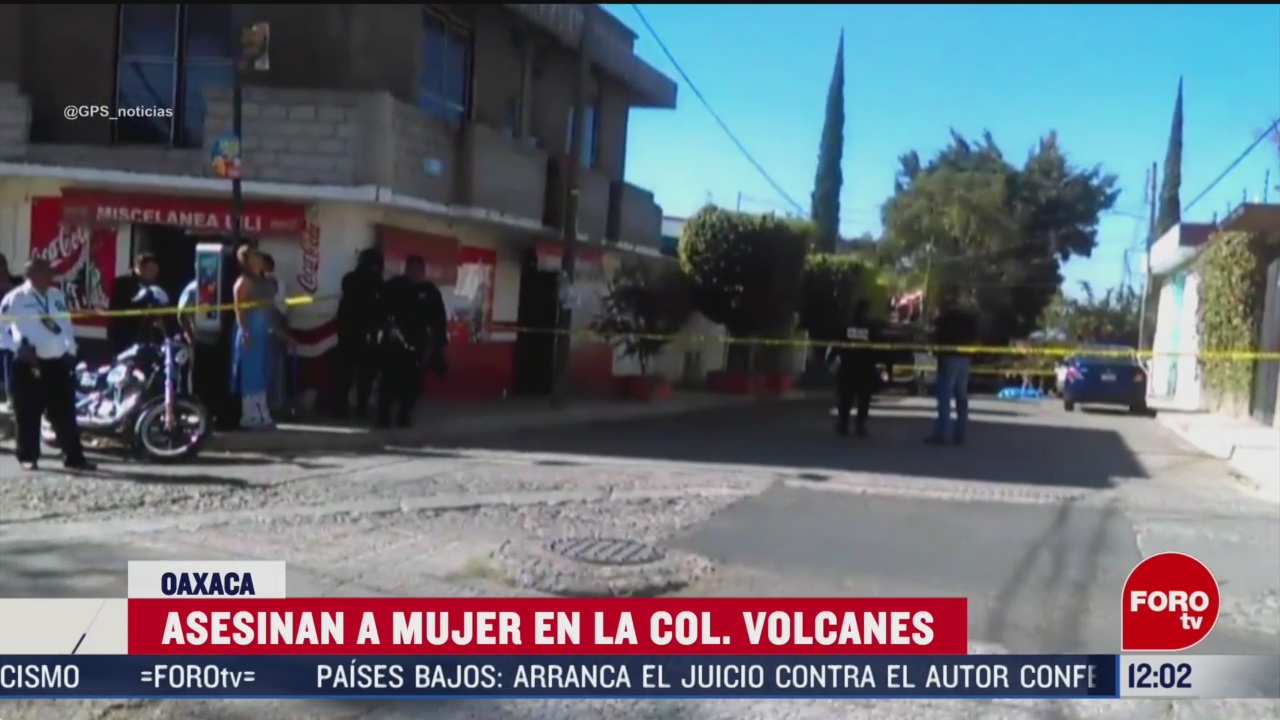 asesinan a mujer afuera de su casa en la ciudad de oaxaca