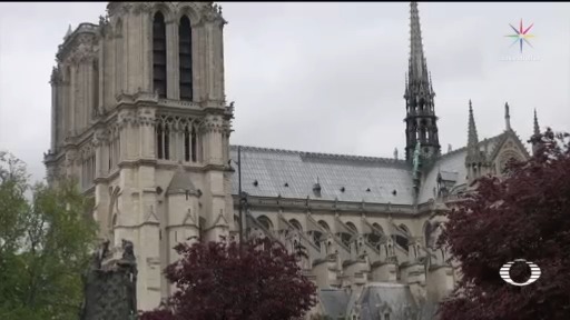 Foto: Catedral Notre Dame París Avanzan Trabajos Reparación 24 Marzo 2020