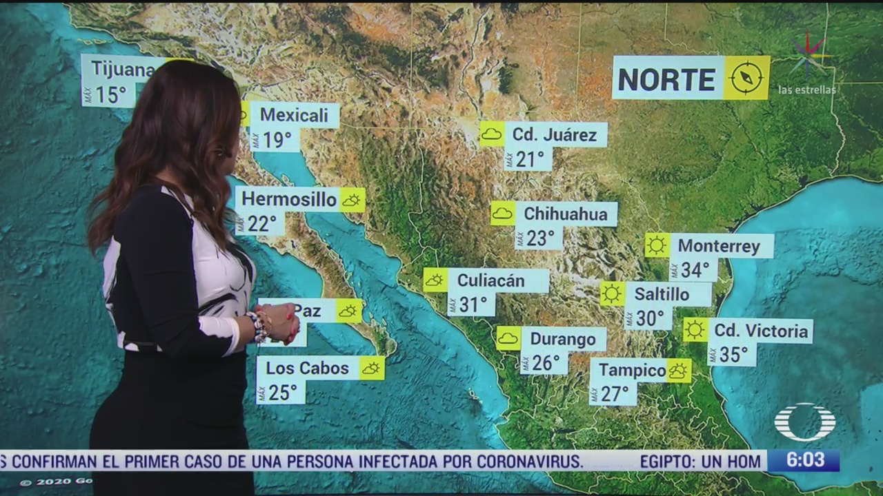 calor en el centro y decima tormenta invernal afecta el norte de mexico