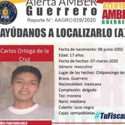 Desaparece hijo del vocero de padres de los 43 normalistas de Ayotzinapa