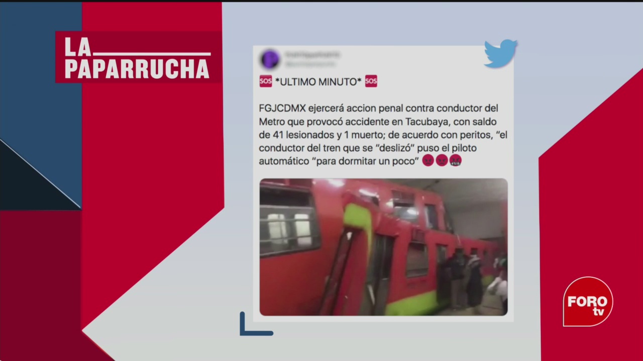 Foto: Causas Provocaron Choque Trenes Metro Tacubaya Noticias Falsas 13 Marzo 2020