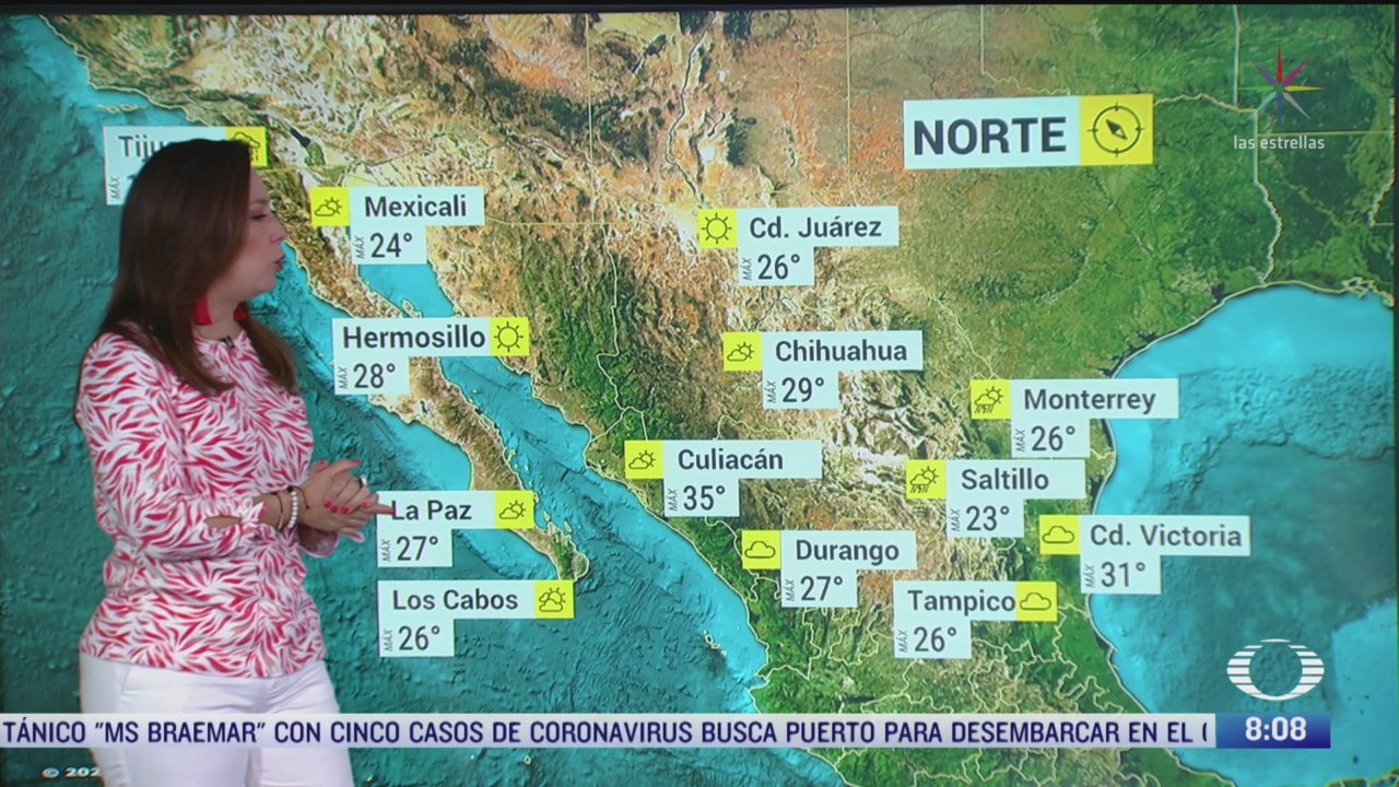 FOTO: 16 marzo 2020, Clima Al Aire Prevén lluvias en gran parte de México
