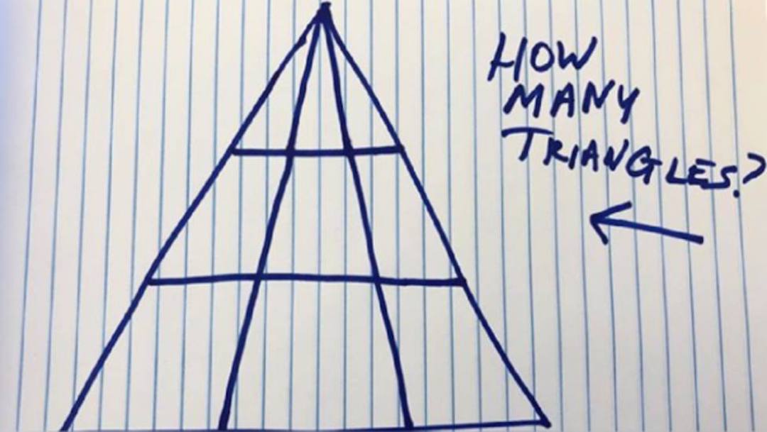 Foto ¿Cuántos triángulos hay en la imagen? el reto matemático que pocos pueden responder 23 marzo 2020