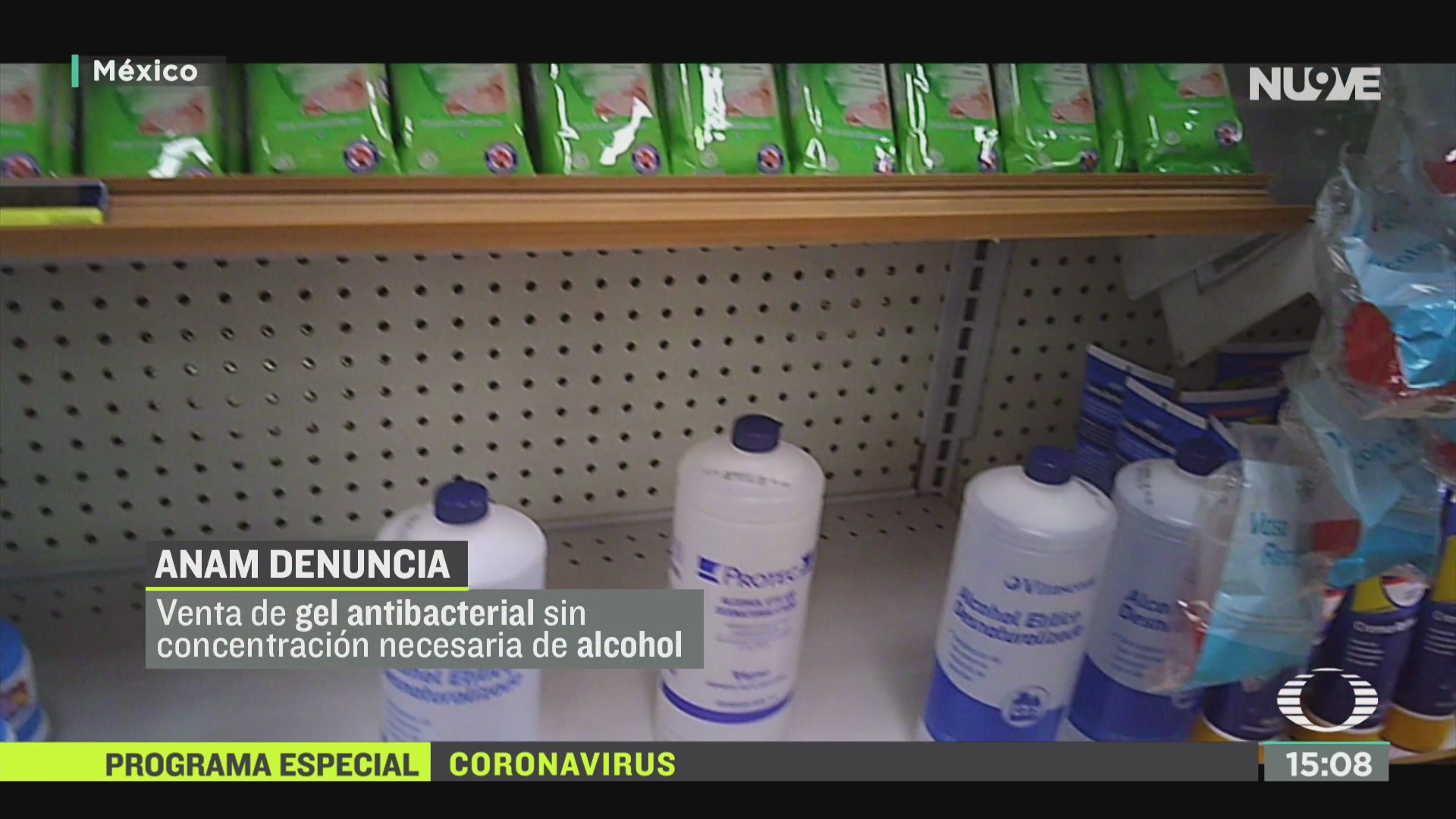 FOTO: denuncian abusos en precios de gel antibacterial