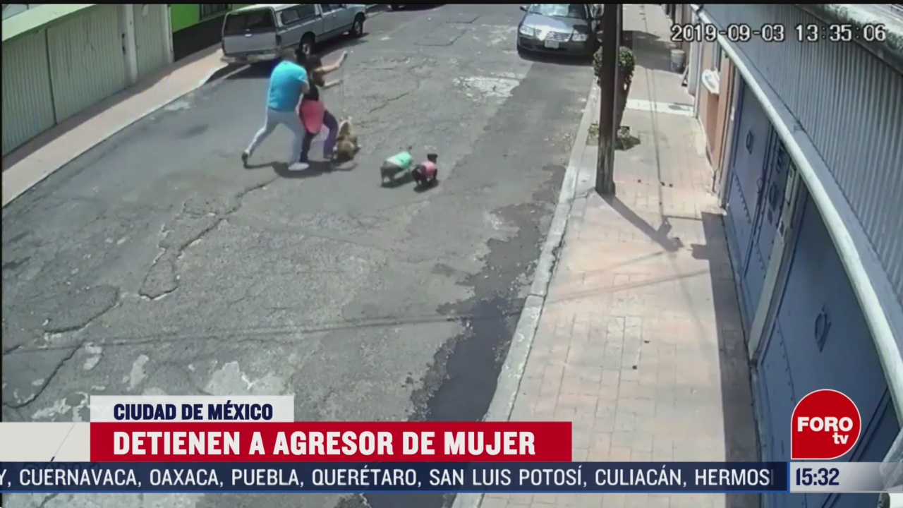 FOTO: detienen a agresor de mujer que paseaba a su perro en cdmx