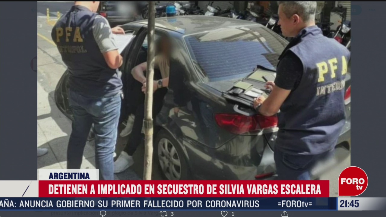 Foto: Hija Nelson Vargas Implicado Secuestro Detenido Argentina 3 Marzo 2020
