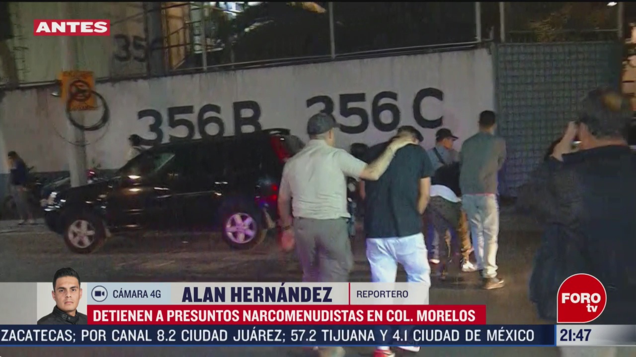 Foto: Detienen Cdmx Presuntos Narcomenudistas Hoy Colonia Morelos 9 Marzo 2020