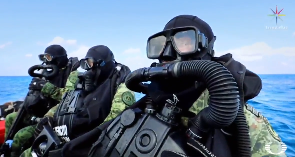 FOTO Así entrenan las fuerzas especiales del Ejército Mexicano (Noticieros Televisa)