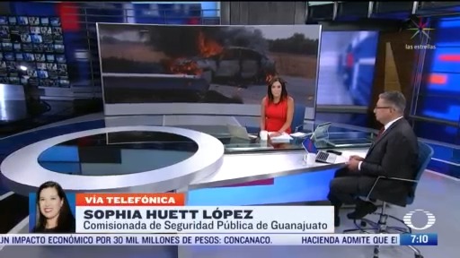 entrevista con sophia huett comisionada de seguridad en guanajuato por bloqueos