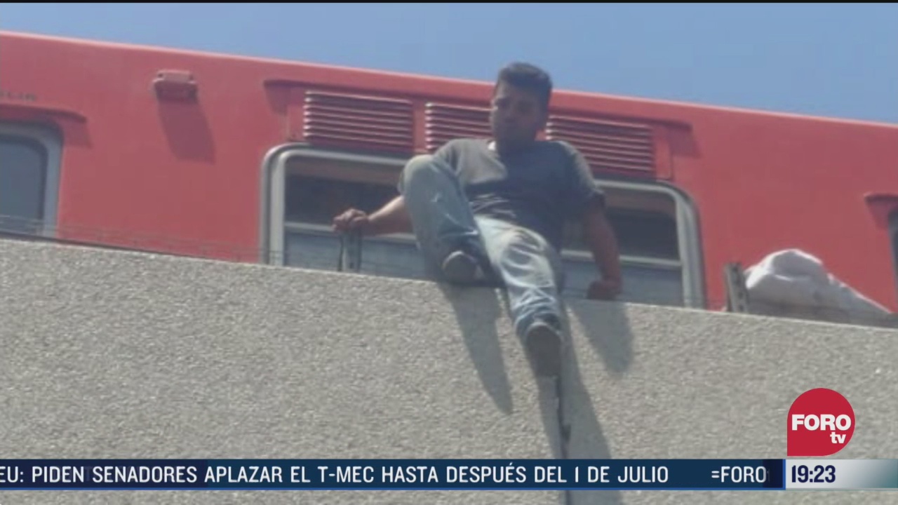 Foto: Evitan Intento Suicidio Línea 4 Metro CDMX 31 Marzo 2020