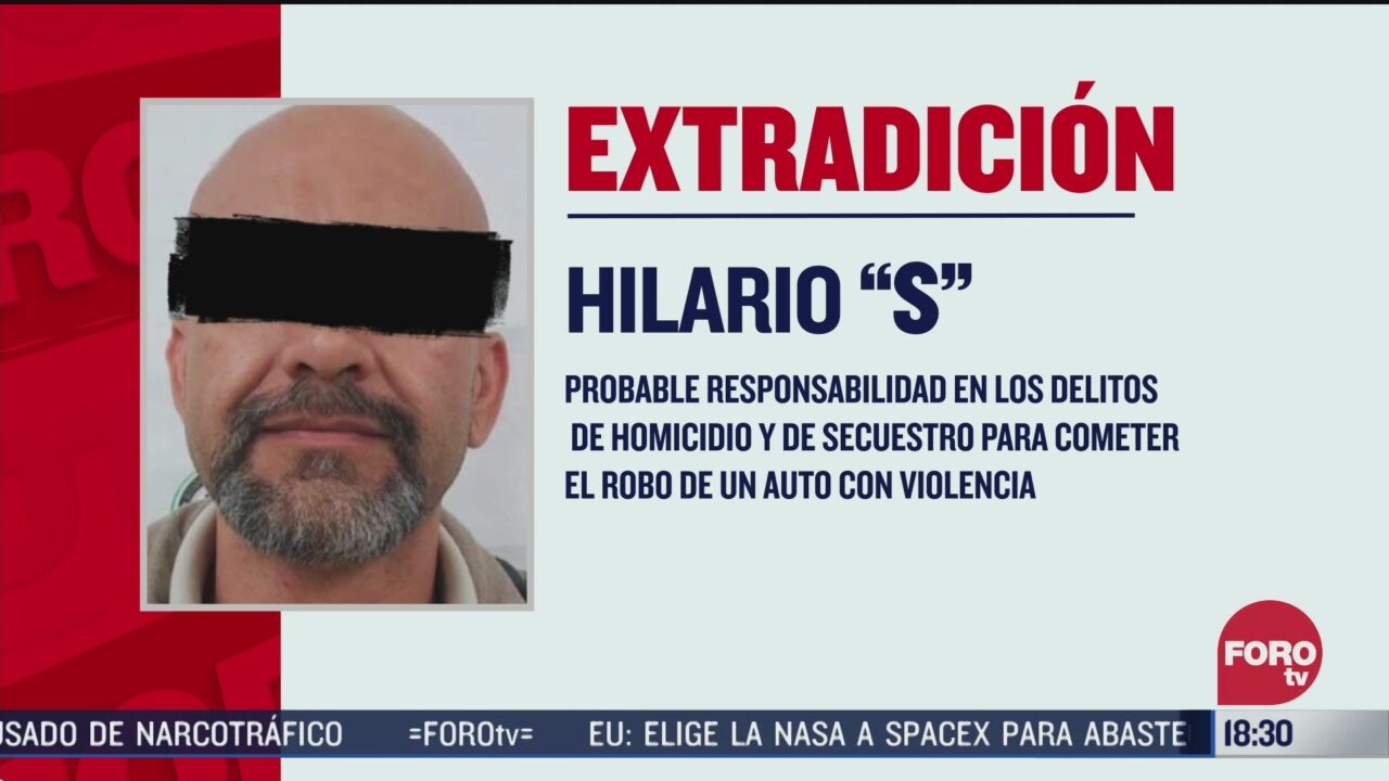 FOTO: extraditan a eeuu a mexicano acusado de homicidio y secuestro