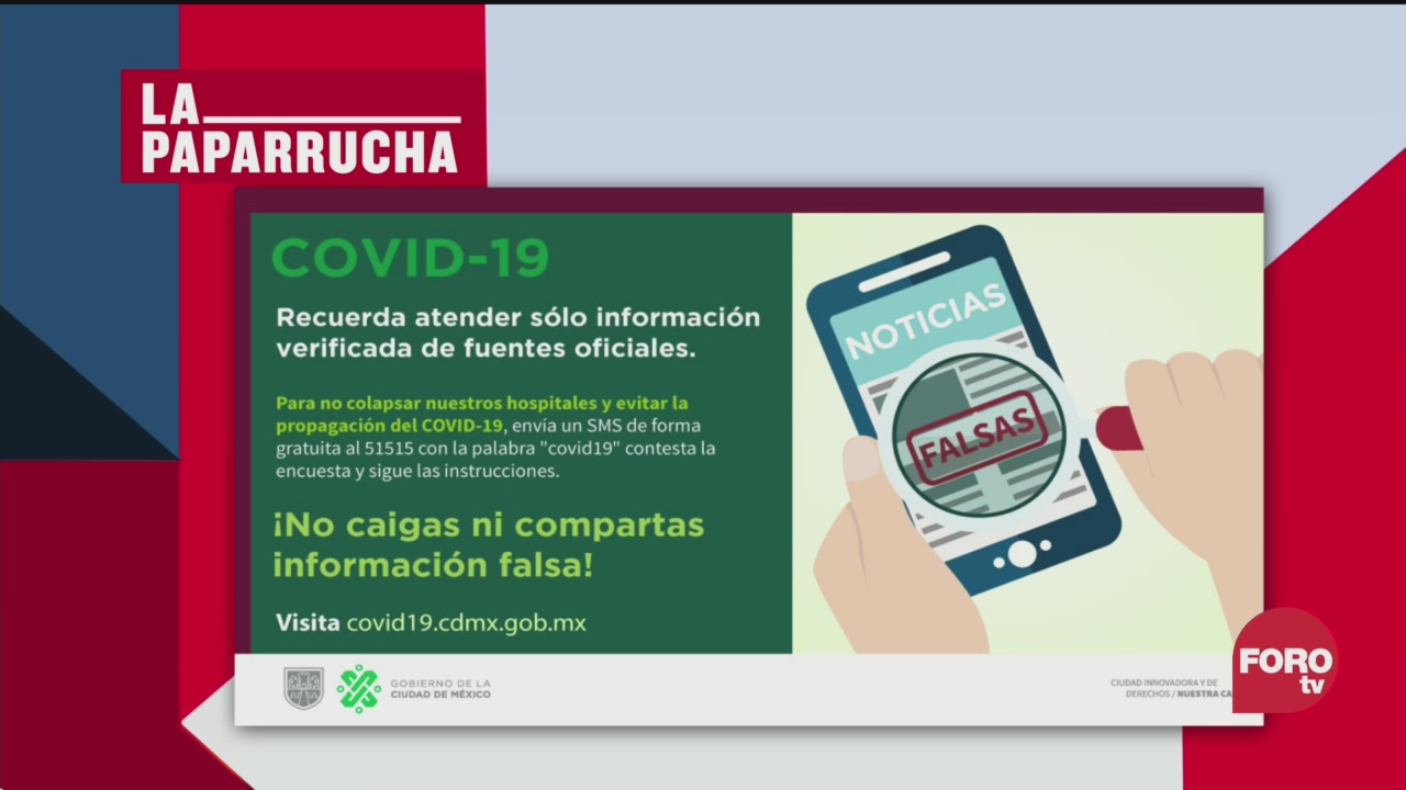 Foto: Coronavirus Fase 2 México Noticias Falsas 25 Marzo 2020