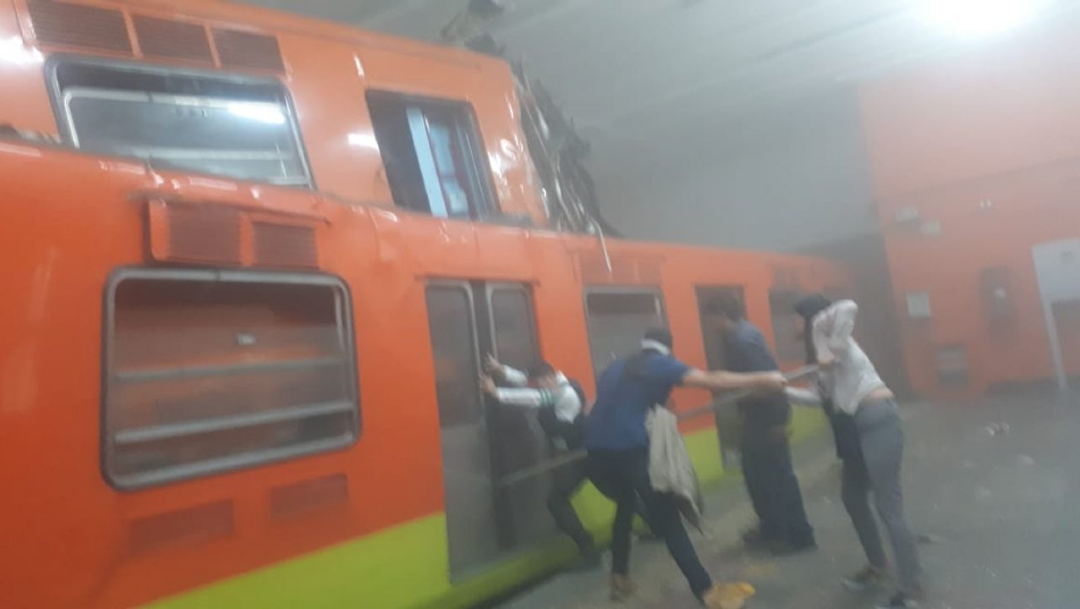 FOTO "No queremos especular sobre la causa del choque" en Tacubaya, dice directora del Metro CDMX (Cuartoscuro)