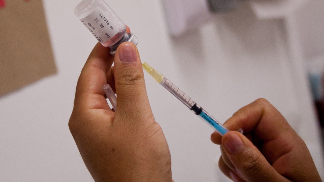 Foto: Una vacuna contra el sarampión. Cuartoscuro
