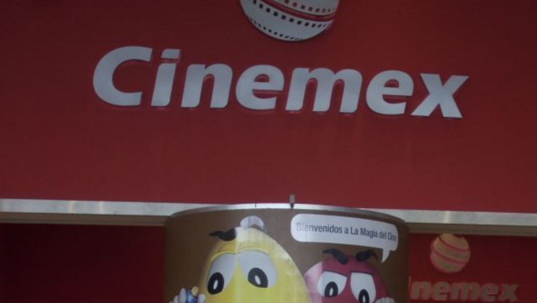 Foto: El logo de Cinemex en una de sus salas en Ciudad de México. Cuartoscuro