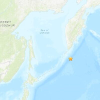 Sismo de magnitud 7.5 sacude la costa este de Rusia
