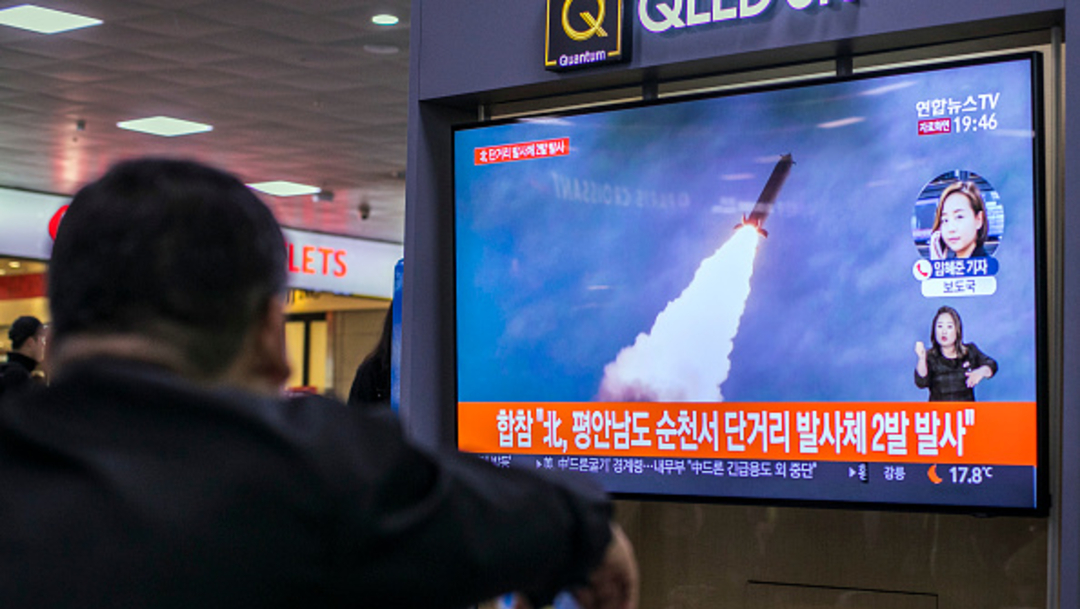 Foto: Corea del Norte lanza 3 proyectiles no identificados, 08 de marzo de 2020, (Getty Images, archivo)