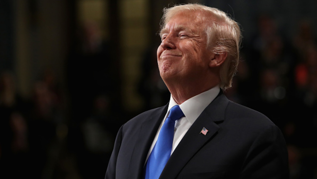Foto: Trump está "muy feliz" con la Fed y espera una buena reacción en los mercados, 13 de marzo de 2020 (Getty Images, archivo)