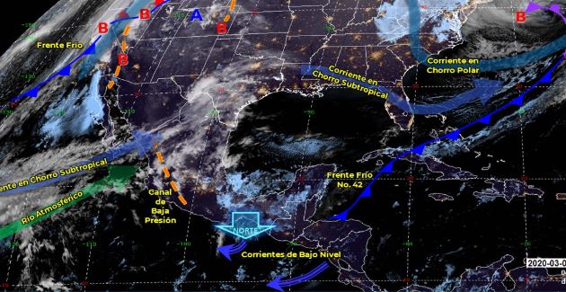 Foto: Imagen de fenómenos meteorológicos significativos de las 06:00 horas, 7 marzo 2020