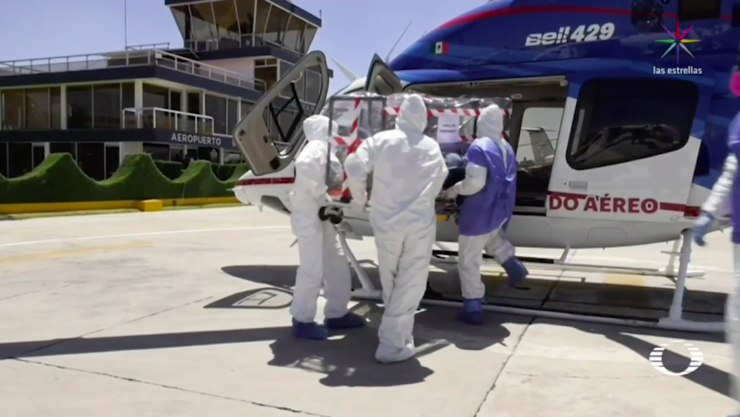Coronavirus: Helicóptero ambulancia llevará enfermos graves