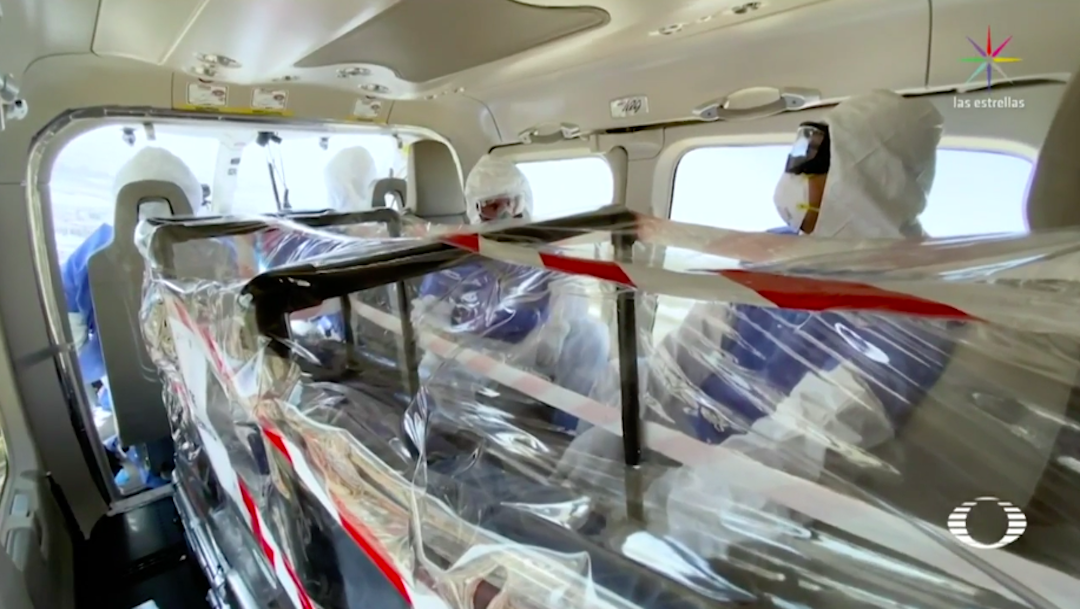 Coronavirus: Helicóptero ambulancia llevará enfermos graves