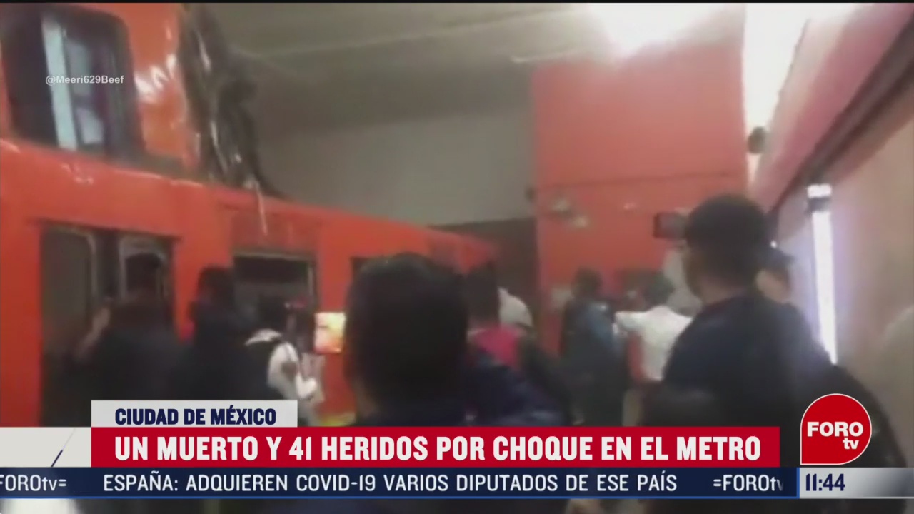 identifican a victima del choque de trenes en el metro tacubaya