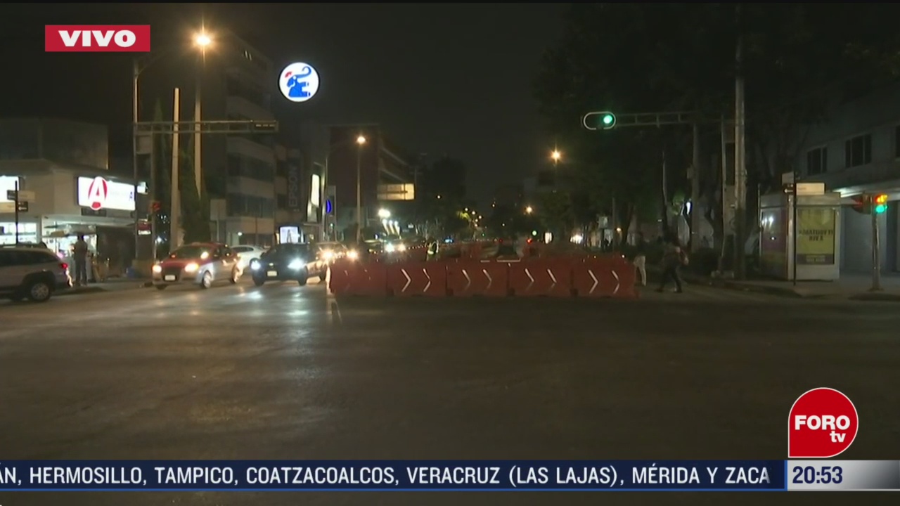 Foto: Manifestantes Retiran Bloqueo Avenida Cuauhtémoc Cdmx 13 Marzo 2020
