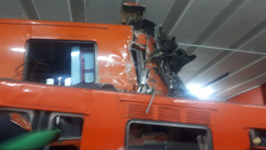 FOTO Metro CDMX analiza cajas negras de trenes que chocaron en Tacubaya (Cuartoscuro/cortesía)