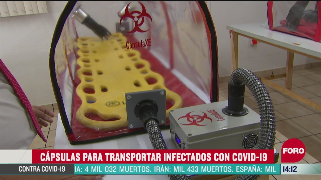 mexicano crea capsula para aislar pacientes con coronavirus