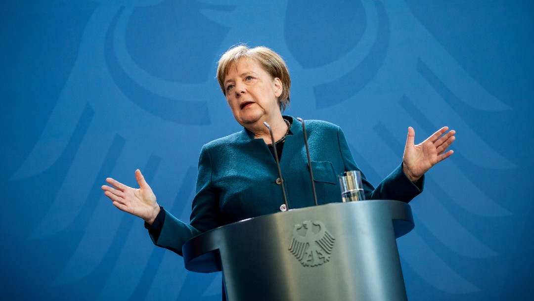 Foto: Merkel da negativo de coronavirus en primera prueba