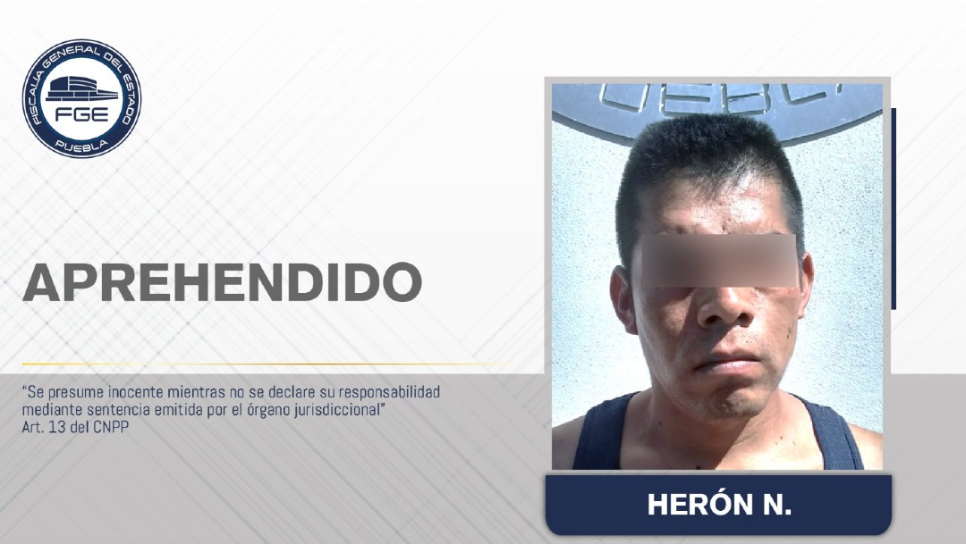 Foto: Capturan a presunto asesino de tres turistas en Puebla