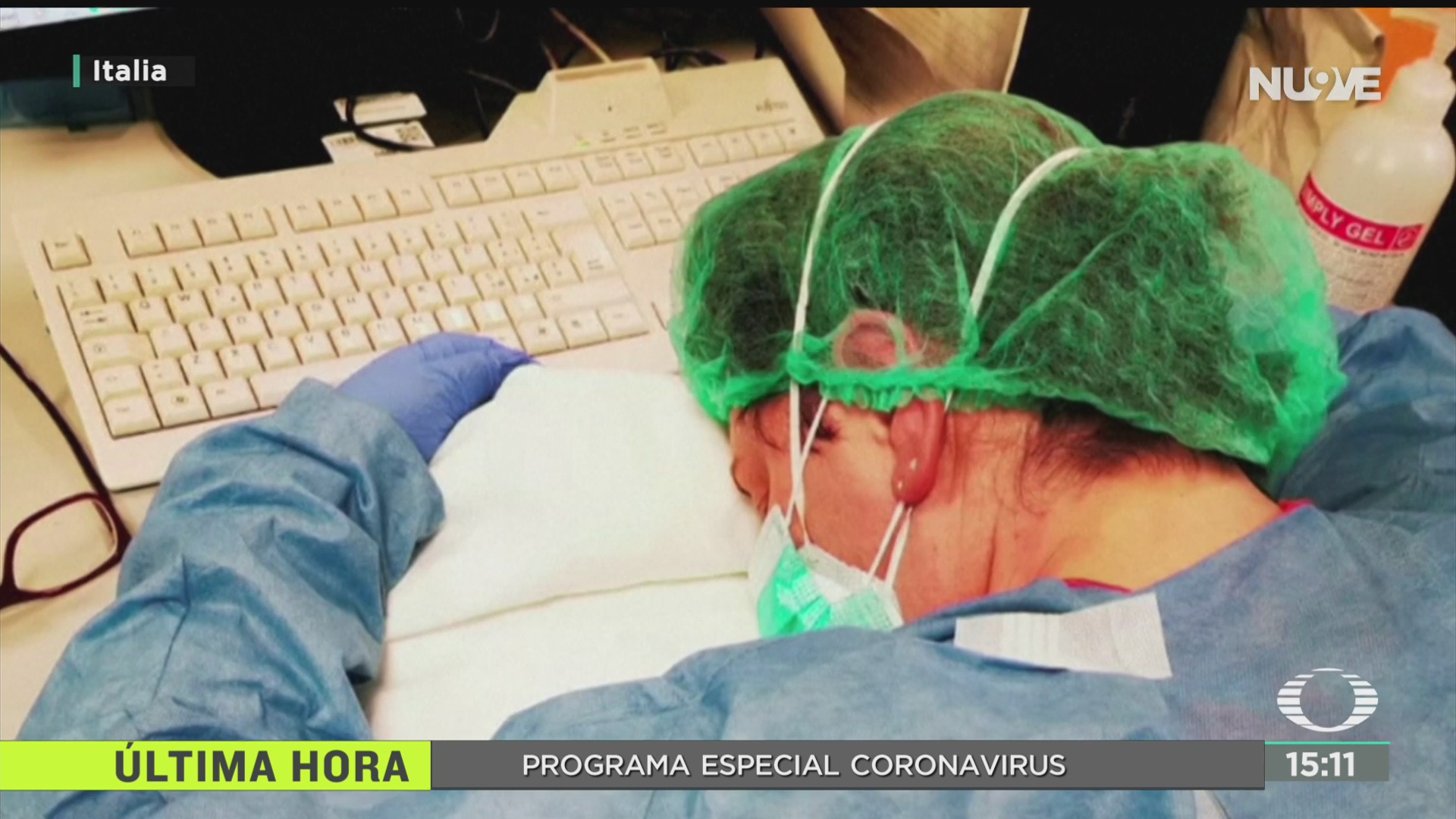 FOTO: personal de salud narra la batalla contra el coronavirus en italia