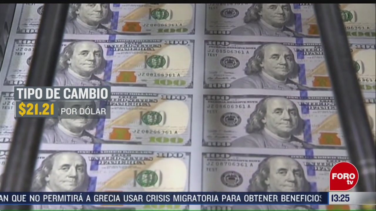 FOTO: peso mexicano tuvo una depreciacion frente al dolar