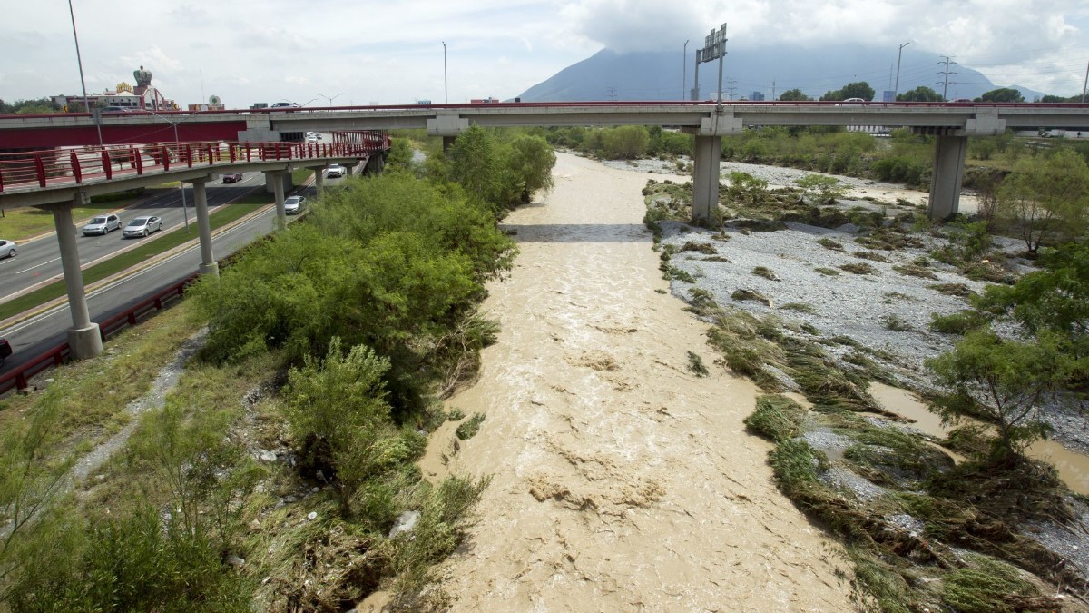 Fotografía del río Santa Catarina, en Nuevo León.