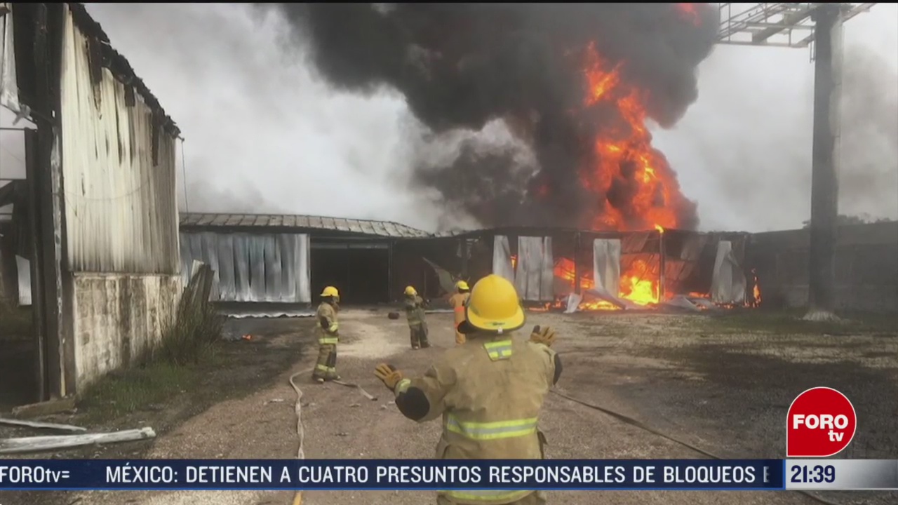 Foto: Incendio Bodega Huachicol Tabasco 12 Marzo 2020