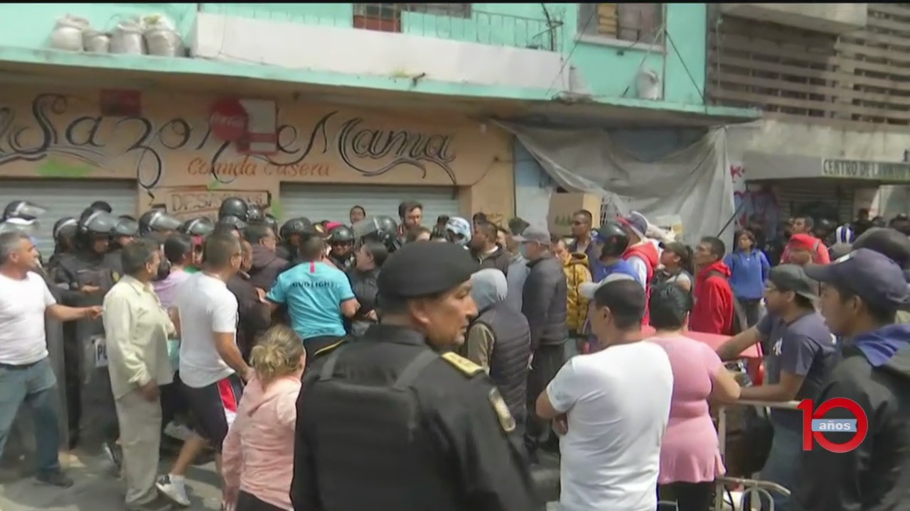 Foto: Video Riña San Antonio Abad Desalojo Cdmx 6 Marzo 2020