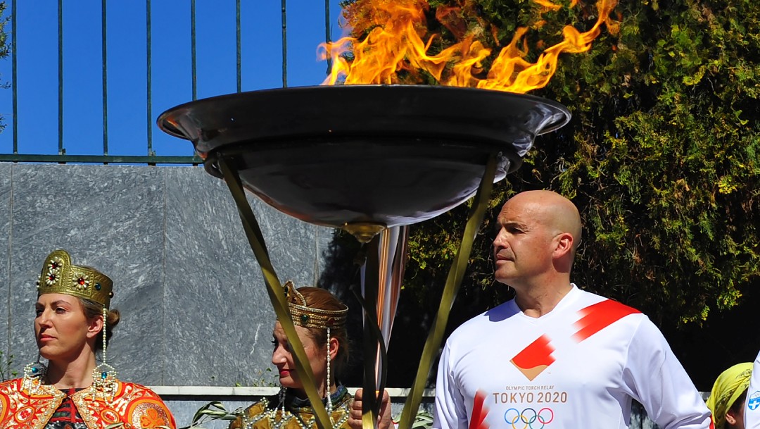 Foto: Suspenden relevo de antorcha olímpica en Grecia por coronavirus