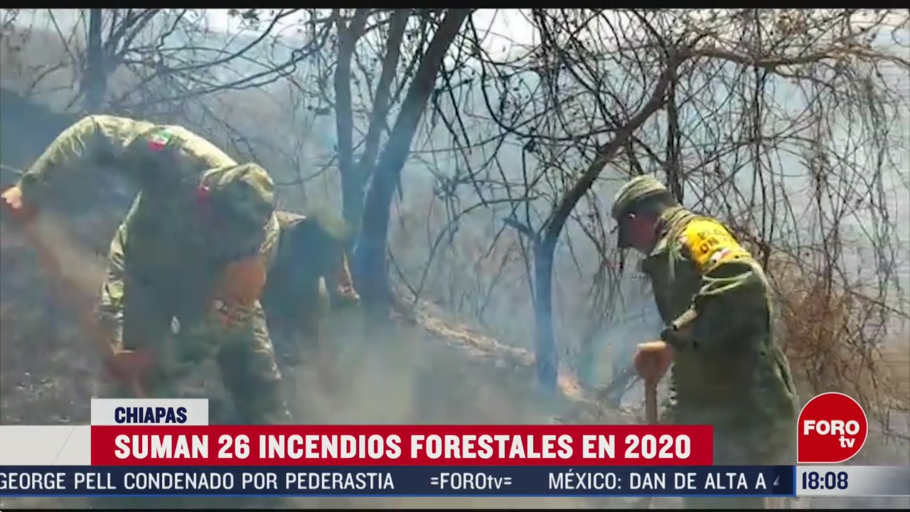 FOTO: va en aumento los incendios forestales en chiapas