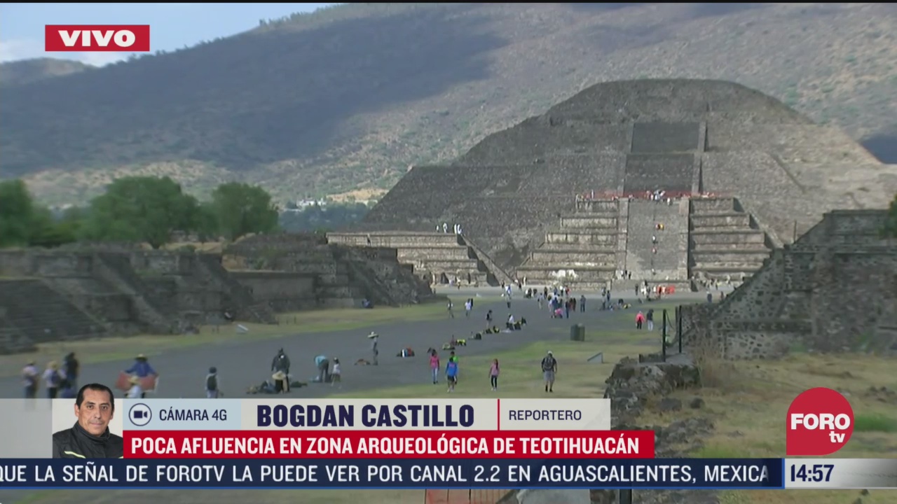 FOTO: zona arqueologica de teotihuacan registra poca afluencia por coronavirus