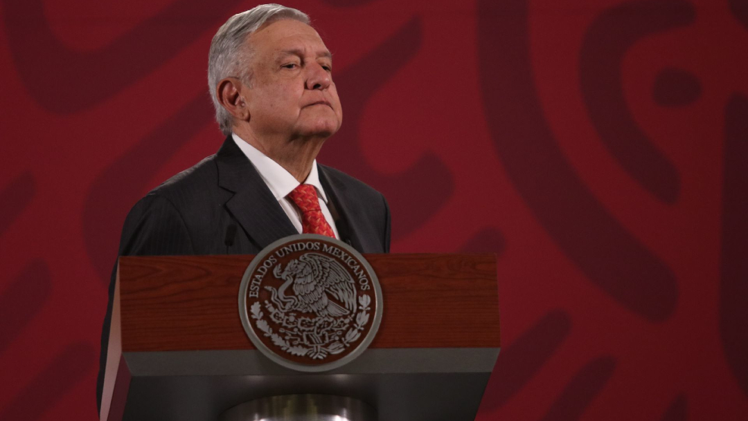 Andrés Manuel López Obrador, presidente de México, durante la conferencia matutina. (Foto: Cuartoscuro)