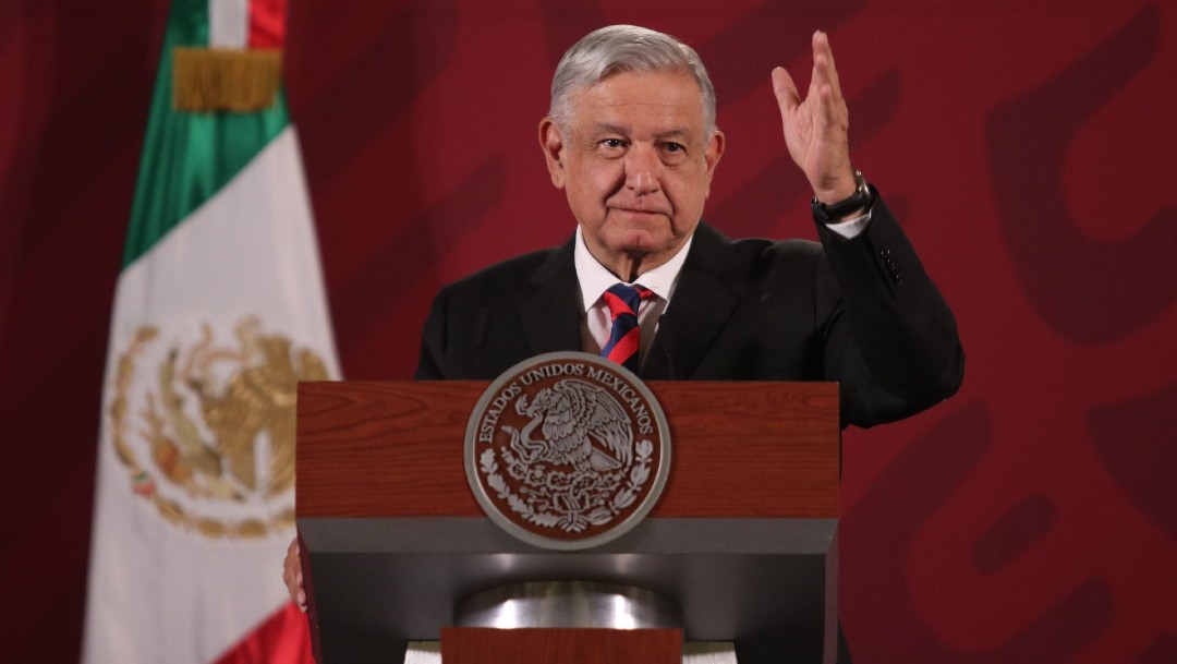 Foto: Andrés Manuel López Obrador, presidente de México, durante la conferencia matutina