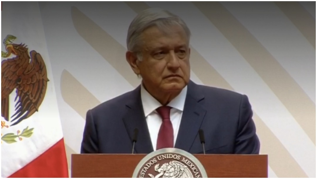 Foto: El presidente López Obrador anunció la creación de milones de empleos, 5 de abril de 2020 (Presidencia)