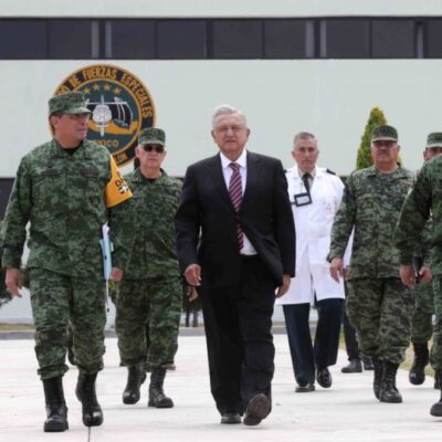 AMLO reconoce lealtad de Fuerzas Armadas durante emergencia por coronavirus