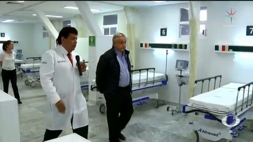 Foto: Coronavirus Amlo Visita Dos Hospitales Pacientes Atendera Casos Covid 3 Abril 2020